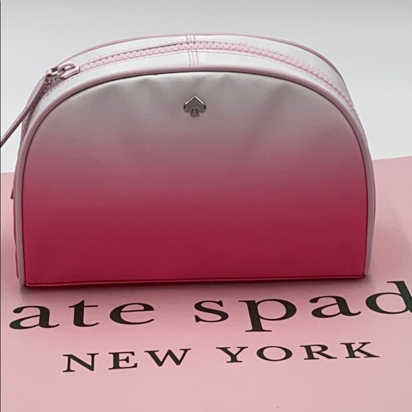 kate spade Handbags - KATE SPADE MEDIUM DOME COSMETIC BAG RADIANT PINK